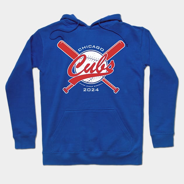 Cubs 24 Hoodie by Nagorniak